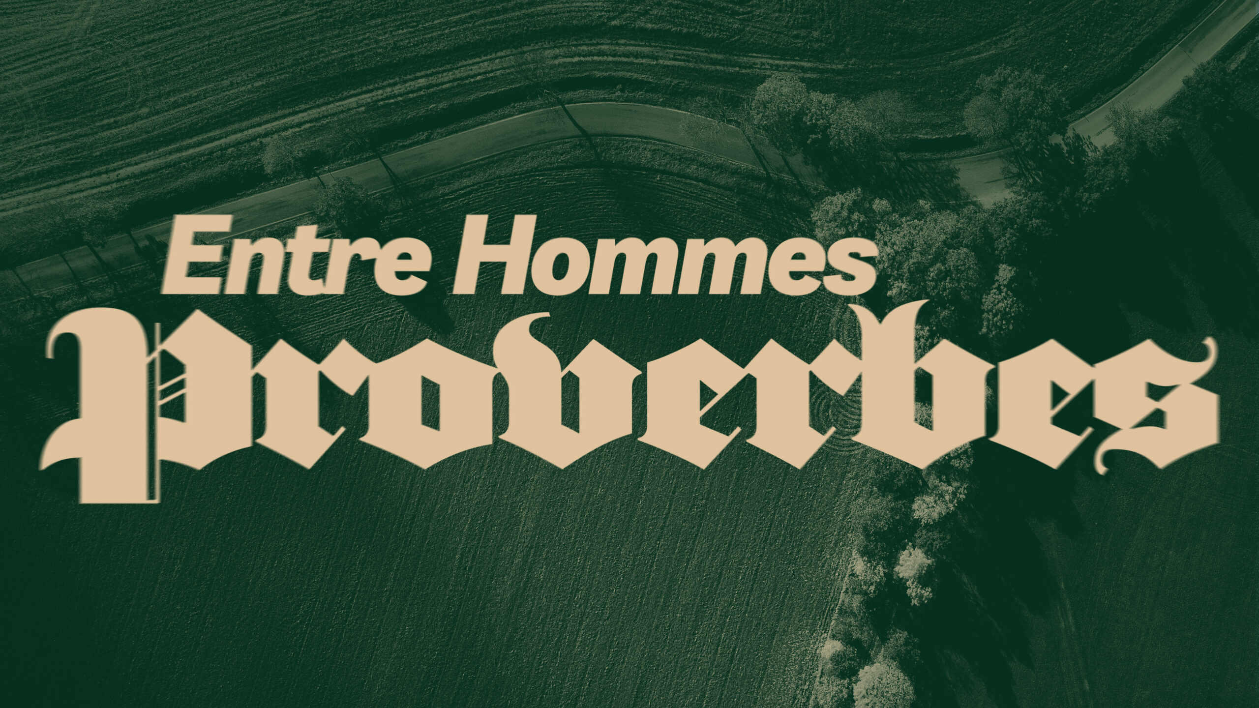 Affiche entre hommes